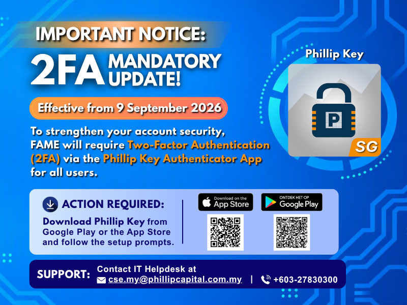 Phillip Key 2FA Mandatory Update